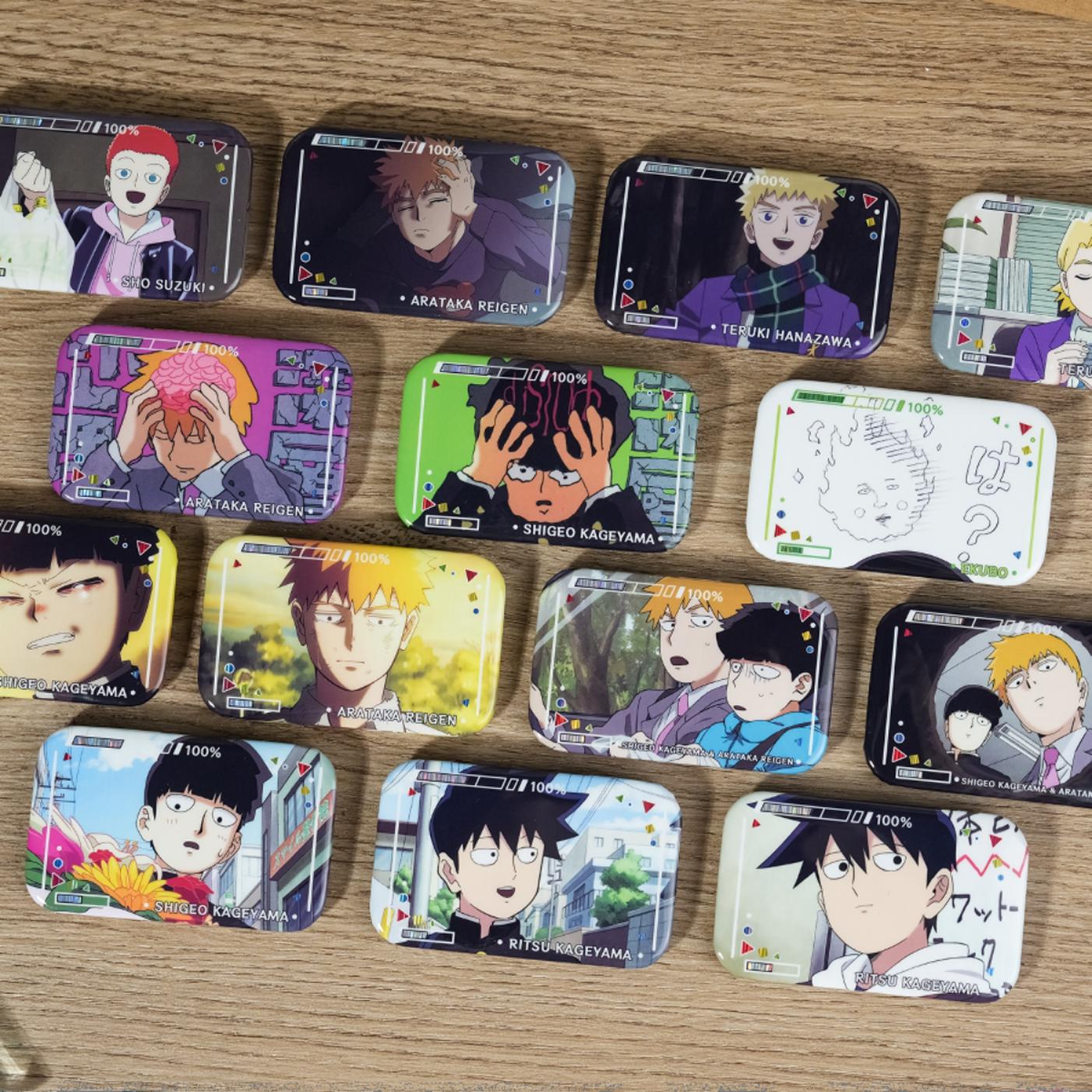 谷子熊路人超能 成长图鉴场面写双闪方形徽章第一弹周边灵能现货 - 图3