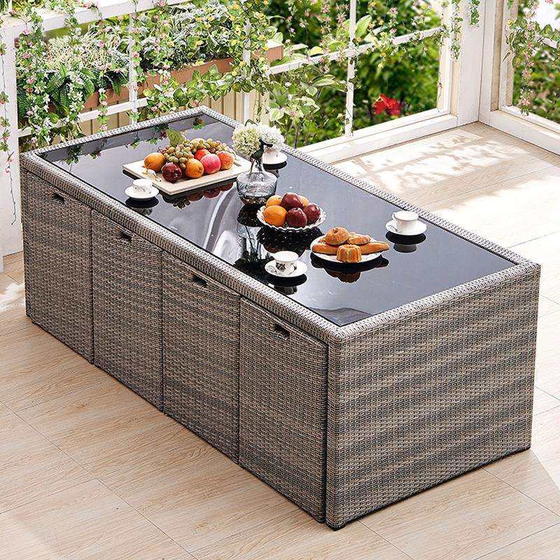 藤椅三五件套组合休闲阳台腾编滕椅子室外花园小茶几户外庭院桌椅,淘宝优惠券,粉丝福利购,淘宝优惠卷