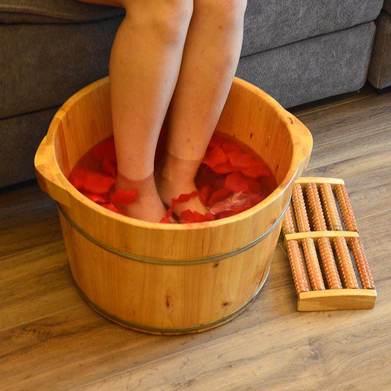 四川香柏木泡脚木桶洗脚盆实木足沐浴桶加厚家用木盆足浴盆木质桶,淘宝优惠券,粉丝福利购,淘宝优惠卷
