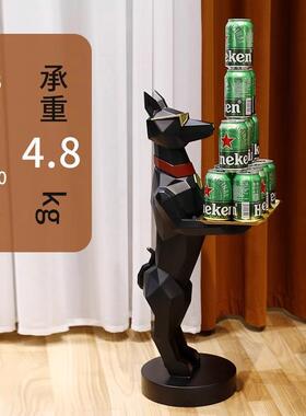 落地大狗客厅轻奢装饰品大托收纳摆CS-883件视柜角旁边几沙电发落