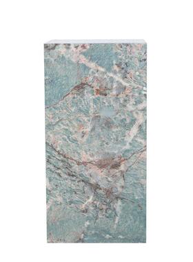 大理石底座落鱼肚金奢工艺品底座客厅电花架/摆视轻柜地展摆示台