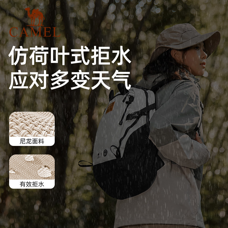 【熊猫】骆驼攀岩旅行双肩包登山包徒步爬山出游旅游学生背包书包,淘宝优惠券,粉丝福利购,淘宝优惠卷