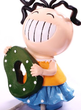 速发家居装饰品三毛lo卧e摆件小工物品客厅v室房间可爱人艺摆设品