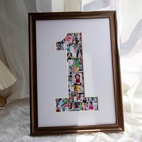 一周岁12456789纪念相框周岁相框数字相框周岁宝宝生日成长记录 - 图0