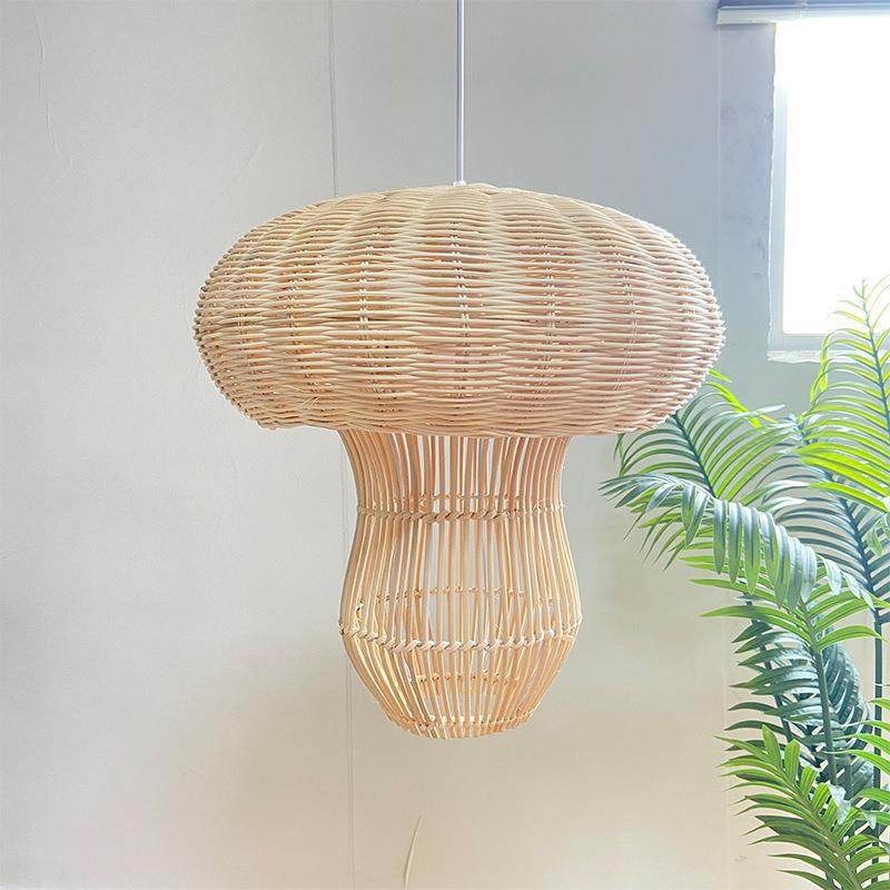 创意藤编灯罩复古日式客厅餐厅卧室火锅店民宿超市东南亚吊灯灯具,淘宝优惠券,粉丝福利购,淘宝优惠卷