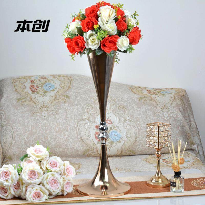 道具北欧铁艺金属花瓶摆件家用样板间装饰酒店婚礼路引婚礼布置,淘宝优惠券,粉丝福利购,淘宝优惠卷