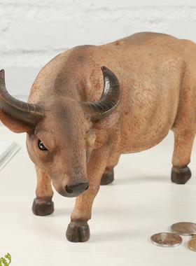 厂家直销创意牛牛存蓄罐树脂工艺品