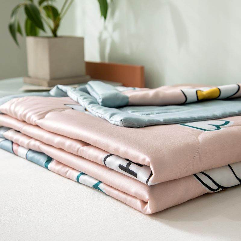 厂家直销儿童天丝夏被印花桑蚕丝夏凉被空调被,淘宝优惠券,粉丝福利购,淘宝优惠卷