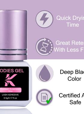GEL Extra Strong Eyelash Glue Extension Supplies 5g 0.5 Seco