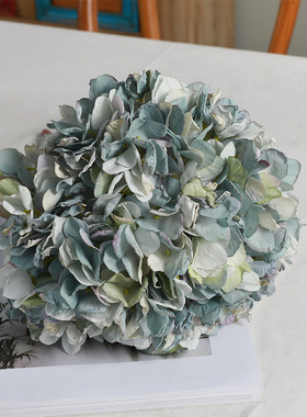 2025新款复古美式仿真绣球花束装饰客厅捧花家居婚礼礼品手工装饰