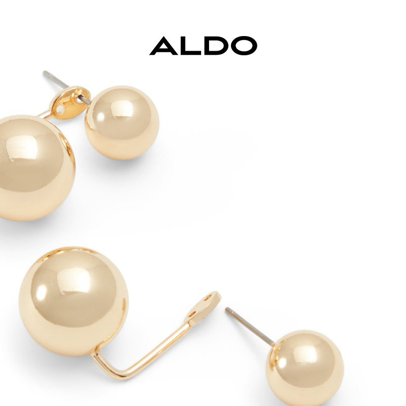 ALDO女士耳钉珍珠质感法式轻奢时尚简约可爱小众设计感AAEF24A43,淘宝优惠券,粉丝福利购,淘宝优惠卷