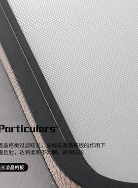 主卧室灯高级感护眼皮革吸顶灯现代简约大气方形书房餐厅房间灯具