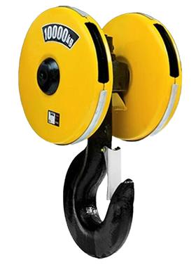 电动葫芦低净空免拆绳吊钩多种规格1T-16T双轮活口免拆绳吊钩