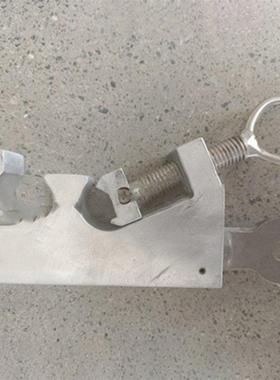 带电作业固定线杆线夹垂直型双头猴头锁杆线夹防触电双头锁杆线夹