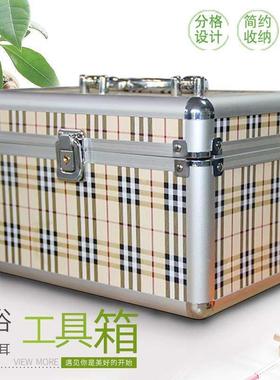 纹绣工具箱采耳专业双层手提美甲工具收纳箱足疗技师上钟足浴