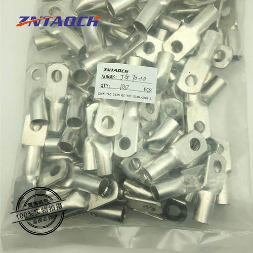 JG系列铜鼻子25-6-8-10纯紫铜接线鼻子铜线耳铜接头平方电线连接 - 图3