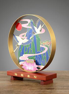 酒柜红AUI酒工架饰品办公室摆设家居客创厅艺品意美装式现代小摆