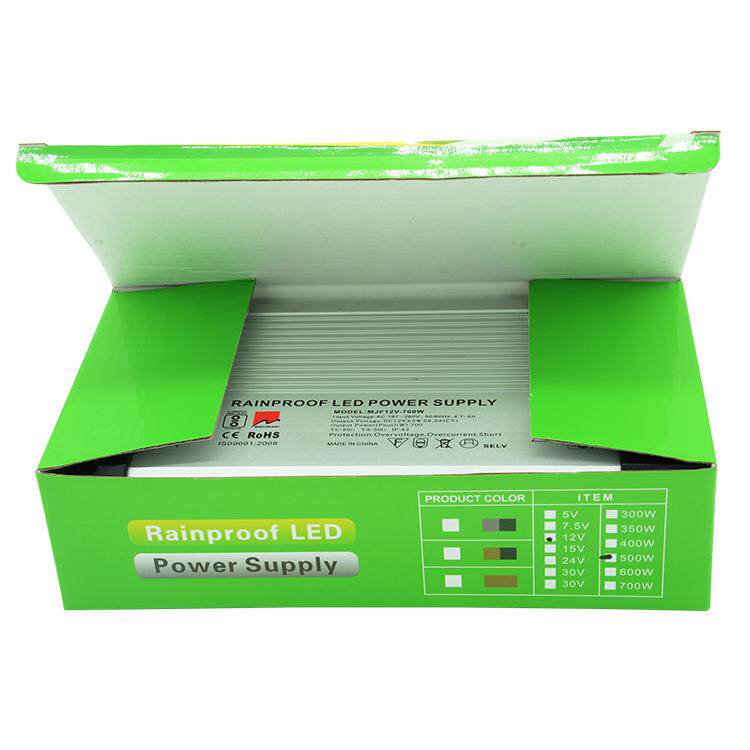 深圳LE.D开关23665电源厂128V700W铝型材防雨12V5A压驱恒动变压器 - 图3