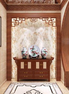 博古架陶瓷器花瓶景德镇家居酒柜装饰品摆件客厅插花小工艺品摆设