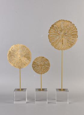 现代简约金属摆件创意客厅玄关家居装饰品电视柜酒柜室内桌面摆设