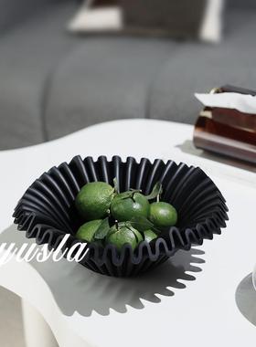 海外爆款法式干果托盘客厅茶几餐厅样板间水果盆简约装饰摆件