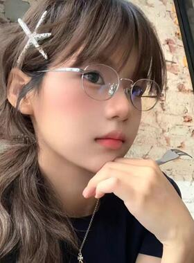 气质韩系ins交叉简约海星水钻发夹夹子侧边海边刘海头饰发卡