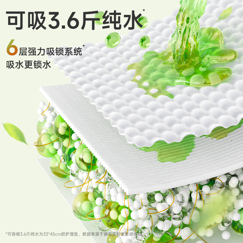 德佑沁氧款一次性婴儿隔尿垫散热速干宝宝护理垫大吸量夏季不可洗