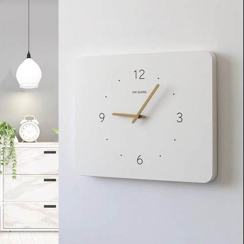 木头加厚款强电表箱遮丑带钟表装饰画电闸配电箱挂钟画遮挡免打孔 - 图2