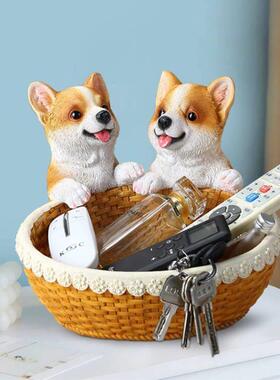 珍爱创意门口入户收纳摆件玄关钥匙鞋柜茶几家用简约现代家居摆设