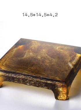 龙岩琉璃底座摆件居家客厅敦煌药师佛供奉礼佛供佛台座中式琉璃座