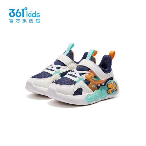 361°宝宝鞋四季网面透气易穿脱防滑轻便软底易弯折男童儿童休闲 - 图0