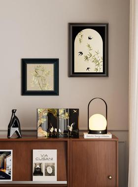 Rzone Wabi-Sabi风格中世纪桌面装饰品新中国风入口橱柜装饰客厅