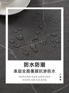厨房桌面贴纸台面翻新自粘大理石贴膜防水岩板桌贴仿石材墙纸壁纸