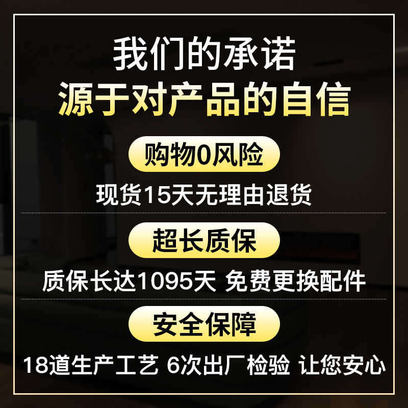 1定制壁炉装饰电子壁炉仿真火焰壁炉取暖器家用壁炉背景超薄欧式-图3