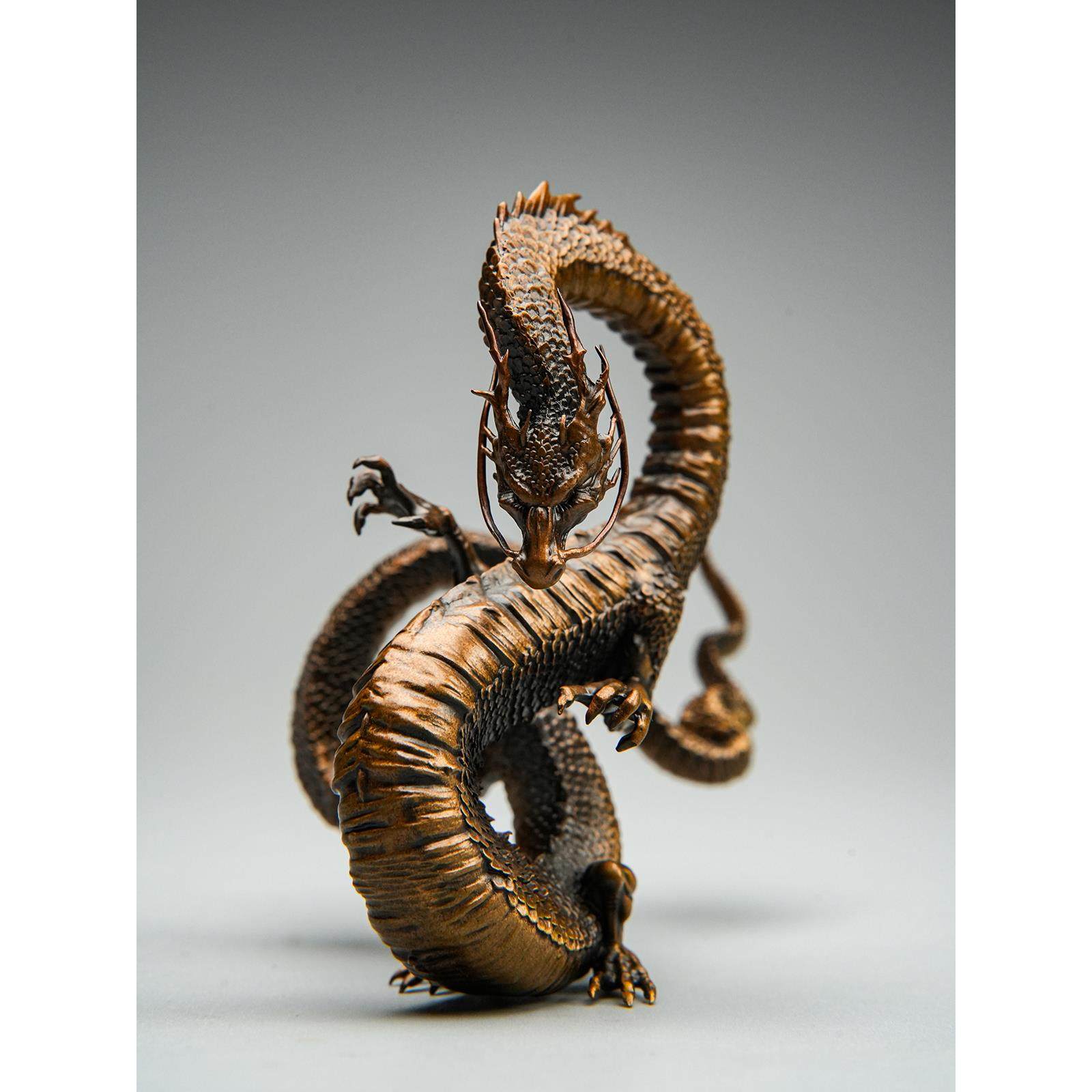 铁拳工匠在吉祥铜像饰品中制作吉祥龙茶宠物香宠物龙形饰品家居装,淘宝优惠券,粉丝福利购,淘宝优惠卷