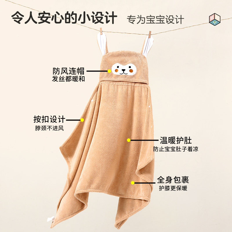 童颜儿童浴巾超软新生婴儿带帽斗篷可穿宝宝速干保暖a类洗澡巾,淘宝优惠券,粉丝福利购,淘宝优惠卷