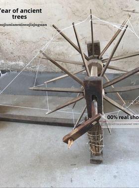 采购产品民间旧物品，旧织机，手工老式织机，民间旧纺车，怀旧装