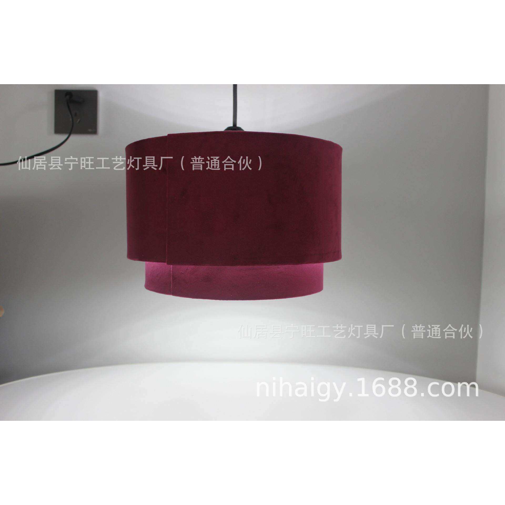 跨境电商欧洲爆款双层吊灯灯罩E27E14多层灯罩布艺灯罩,淘宝优惠券,粉丝福利购,淘宝优惠卷