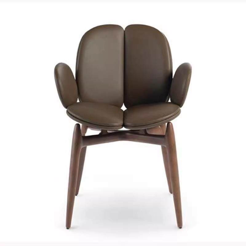 意式极简PULP餐椅设计师实木单靠背椅复古创意椅子酒店样板间书椅,淘宝优惠券,粉丝福利购,淘宝优惠卷