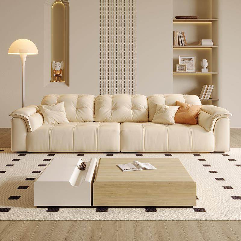 奶油风猫抓布沙发客厅设计师款现代简约大象耳朵大小户型云朵沙发,淘宝优惠券,粉丝福利购,淘宝优惠卷