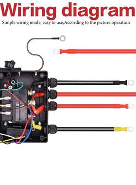 电动绞盘无线遥控500A车载吊机配件12000LB越野牵引器铰盘配件