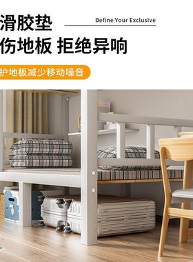 上下铺双层床加固成人铁床双人员工宿舍上下床学校铁架高低铁艺床