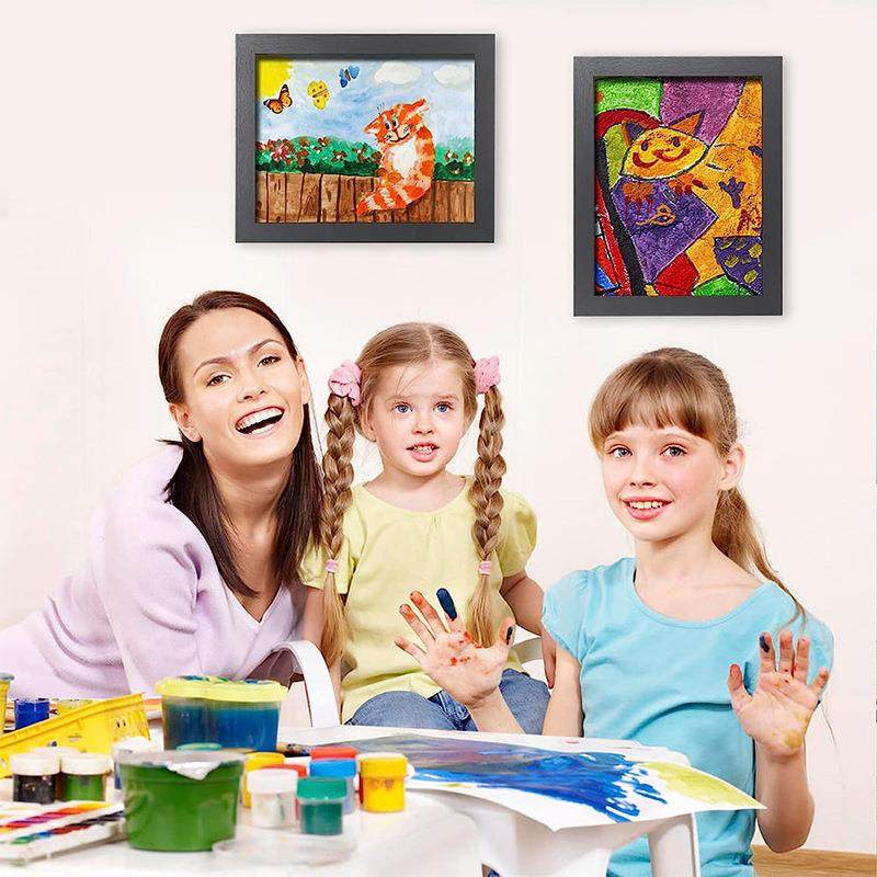 儿画艺术品绘画收纳展示相框可框更童换裱储存BQH式装画框磁吸翻,淘宝优惠券,粉丝福利购,淘宝优惠卷