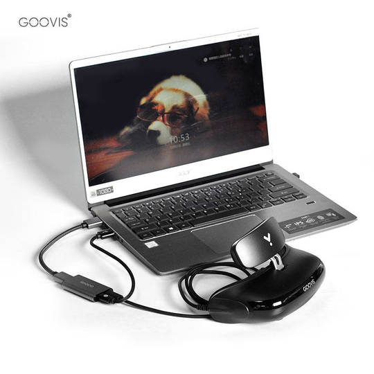 Der GOOVIS-Adapter HC2.0 eignet sich für HDMI-Geräte, die mit dem AR-Smart-Brillen-XR-Kopfdisplay Thunderbird Air4/Meizu/RokidARLite/XREALOne verbunden sind