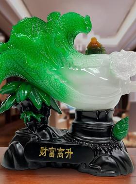 工厂直销材富高升节高白厅菜摆件客材富高升祥吉家居饰品节摆件新
