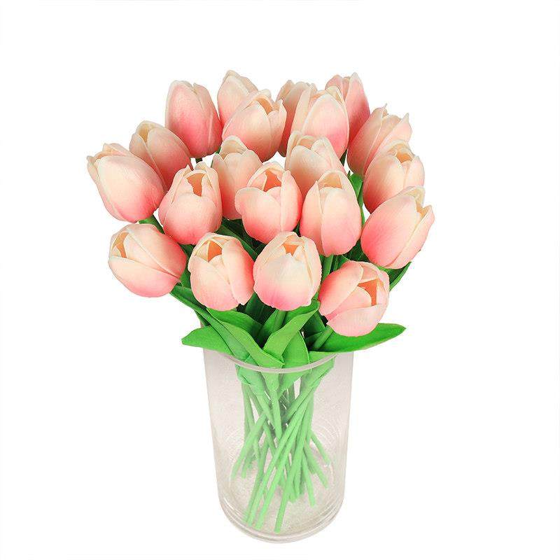 郁金香仿真花插花花瓶套装家居假花装饰干花束摆设客厅餐桌花摆件,淘宝优惠券,粉丝福利购,淘宝优惠卷