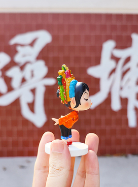 福建泉州厦门旅游文创簪花摆件