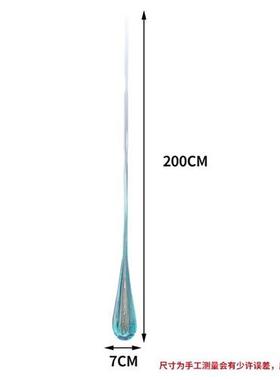 现代酒店会所大堂门厅透明水滴浪花雕塑吊饰树脂水花摆件软装饰品