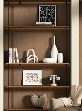 现代简约酒柜装饰品客厅样板间高级感壁龛开放格陶瓷小众艺术摆件