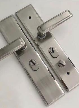 防盗门把手加厚不锈钢一整套锁家用通用型老式入户门大门防盗门锁